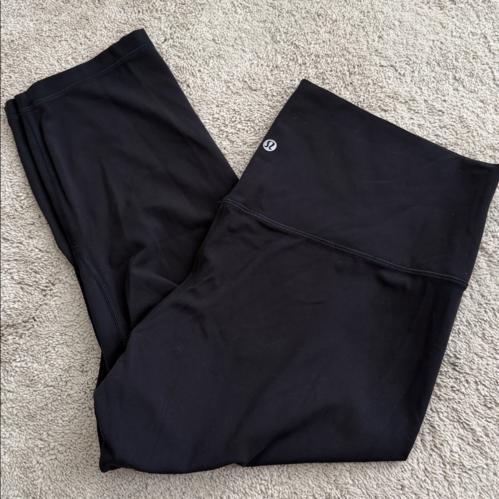 Lululemon Align High Rise Crop Legging 21” Black Size 16 - Picture 5 of 6